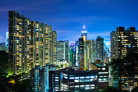 香港摩天大楼企业天际办公楼市中心大楼建筑商业公司金融办公室图片