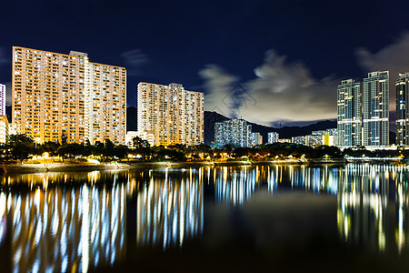 香港的公屋住房城市公寓房屋市中心民众住宅景观居所建筑图片