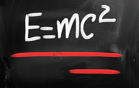 Emc2 在黑板上用粉笔手写科学家天才公式教授电磁图片