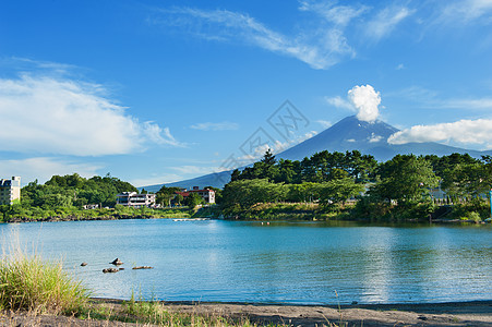 藤藤山顶峰旅行观光天空白色假期公园绿色字法蓝色图片