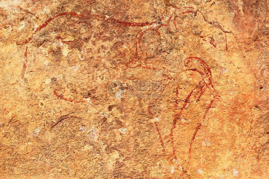 摇滚绘画文化石洞风化系统旅行产品艺术岩画历史石头图片