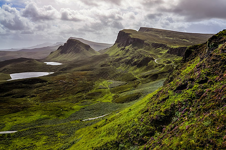 苏格兰Skye岛Quiraing山地貌景观图片