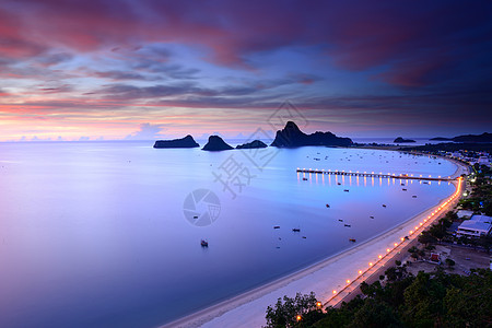 泰国奥马瑙湾日出风景图片素材