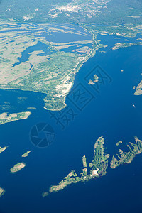 空中天空天堂蓝色假期天际运输游客航空航班明信片气氛图片