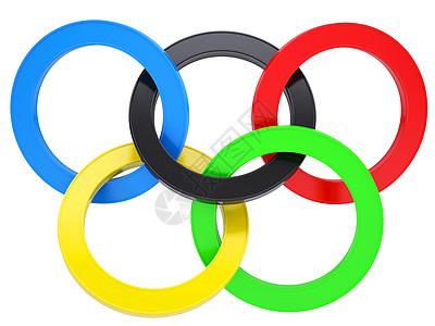 多彩标志奥林匹克会奥运会戒指阴影游戏蓝色样本指烙印棕榈拇指图片