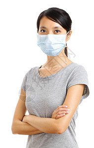 戴面罩的亚裔妇女流感成人疾病关系因果女性女孩面具女士图片