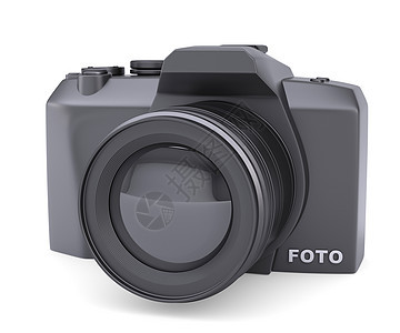 专业相机白色黑色照片技术插图爱好镜片照相机摄影单反图片