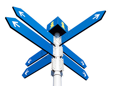 方向路标标志空白邮政指导水平运输天空蓝色木板导航药片概念图片