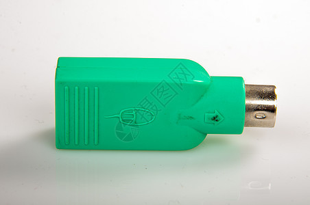 USB PS 2 转换器插头高科技连续剧宽带数据绳索世界塑料连接器中心图片