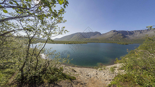 山中湖边阴霾石头灌木岩石旅行风景大合唱半岛阴影科拉图片