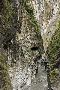 Taroko国家公园洞穴旅行公园石头悬崖峡谷地标国家环境森林图片