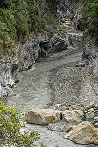 Taroko国家公园公园森林旅行国家悬崖地理小径石头峡谷瀑布图片