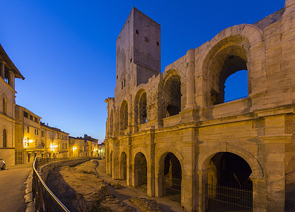 罗马安菲剧院  Arles  法国南部地标旅行建筑学纪念碑旅游图片