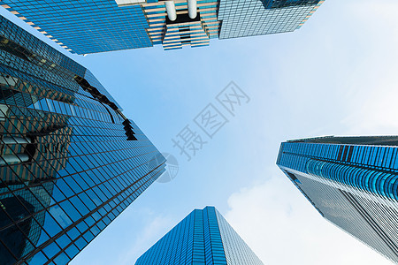 公司大楼企业市中心商业办公楼天空金融摩天大楼镜子玻璃墙办公室图片