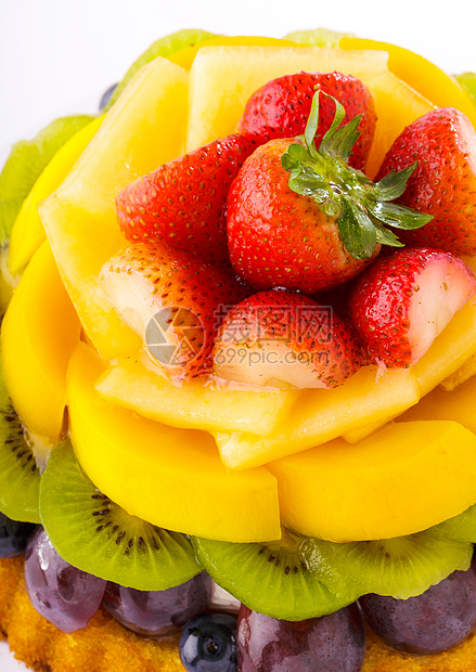水果甜果甜点白色浆果糖果水果蛋糕甜食水果挞奇异果蛋糕图片