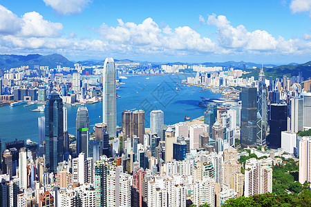 香港天线港口办公室天空峰值大楼办公楼顶峰摩天大楼景观商业图片