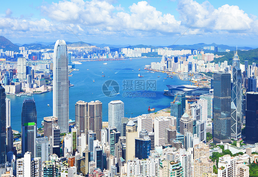 香港天线天空公司顶峰峰值金融建筑城市大楼企业景观图片