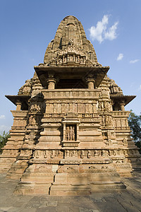 印度中央邦Khajuraho纪念碑地标宗教中央邦旅游旅行雕塑建筑学寺庙雕刻图片