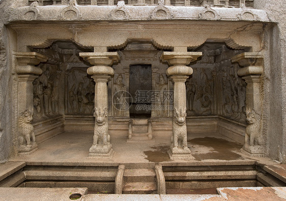 印度教石窟寺 - 马马拉普拉姆 - 印度图片