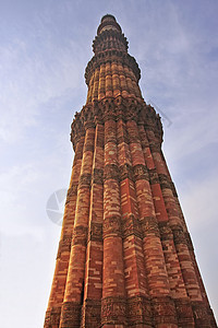 印度德里纪念碑文化城市建筑建筑学历史旅行砂岩圆顶废墟图片