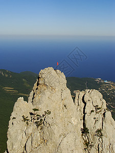 AiPetri首脑会议 克里米亚半岛半岛海岸旅游顶峰岩石天空建筑支撑电线旅行图片