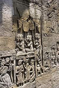 巴戎寺  吴哥窟  柬埔寨宗教面孔地标寺庙石方历史文明图像学堡垒雕刻图片