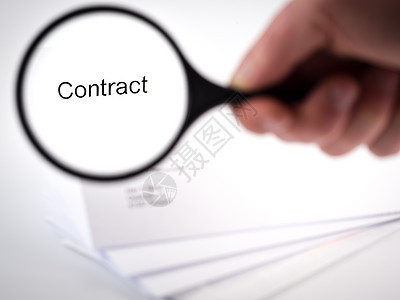 合同邮资签名信笺商业放大镜就业海豹销售交换协议图片