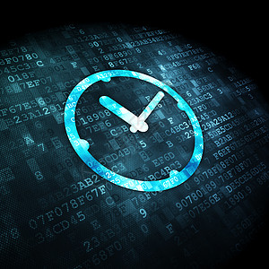 数字背景上的时间轴概念时钟屏幕技术倒数日程数据时间展示年表小时监视器背景图片