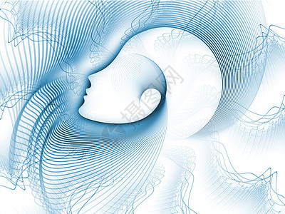 灵魂几何元素白色弯曲身份回声精神智力心理学想像力寓言鼻子图片