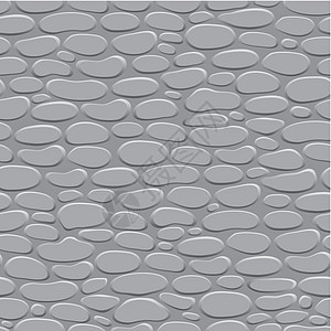 天然石头的无缝纹理墙壁灰色小路插图卵石岩石墙纸建造材料鹅卵石图片