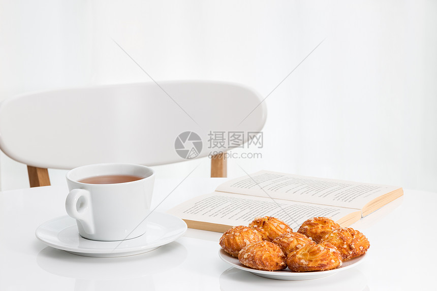 茶时时间食物橙子甜点房子桌子设计饮料茶碗小吃饼干图片