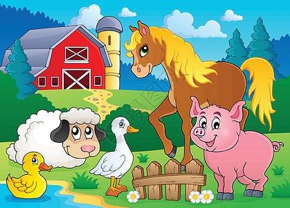 农场动物主题图示5图片
