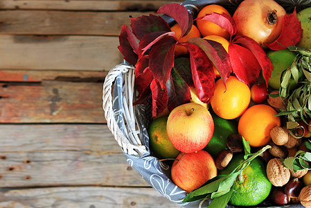 秋季水果叶子市场蔬菜收成绿色篮子乡村摄影玉米食物图片