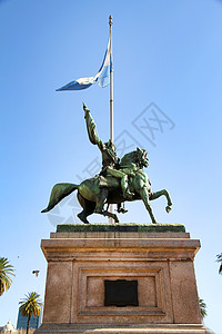 曼努埃尔贝尔格拉诺女神像旅游首都历史城市联邦反抗历史性记忆广场观光图片