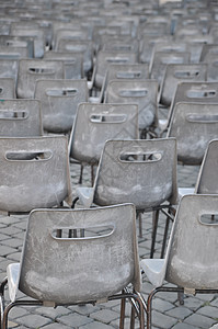 空灰色椅子观众空白民众塑料竞技场礼堂娱乐黑色部门运动图片