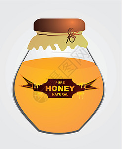 液体蜂蜜罐子病媒艺术设计用具工具产品甜点食物花蜜木头玻璃金子营养图片