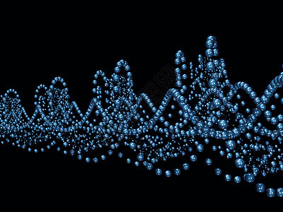 蓝螺旋元素运动溪流正弦波几何学科学生物学渲染力量设计图片