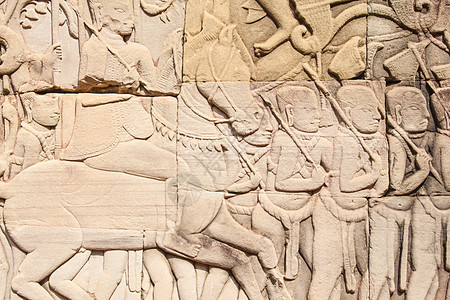 古代勇士雕像图片