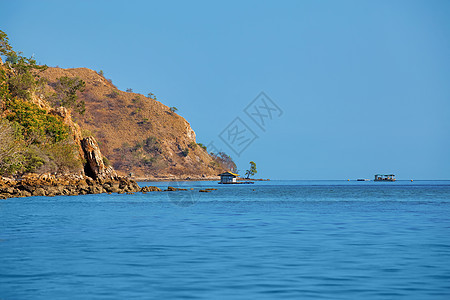 科莫多岛热带海洋风景海岸阳光支撑假期海岸线爬坡太阳图片