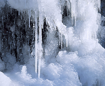 冰层冰柱寒冷自然世界天气摄影背景图片