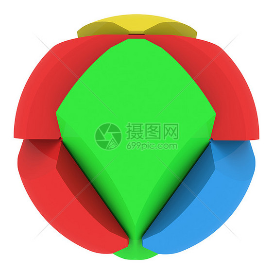 由谜题组成的多彩的抽象空间团体命令灰色计算机绿色白色圆圈解决方案马赛克红色图片