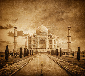 印度阿格拉Taj Mahal古老形象图片