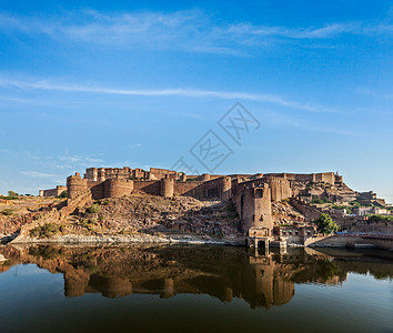 印度拉贾斯坦邦旅行天际吸引力景观观光历史性工事堡垒地标历史图片
