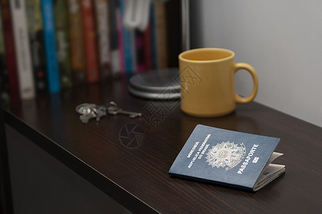 巴西护照性别国籍桌子外交商业法律出生旅行蓝色邮票图片