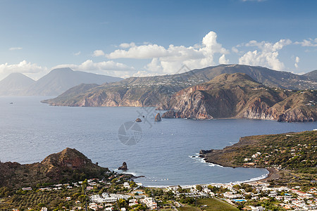 利帕里群岛天空群岛风景旅游石头蓝色日光场景火山风神图片