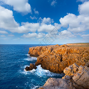 巴利阿里群岛的日落地标太阳海岸海洋晴天天空波浪蓝色旅行海滩图片