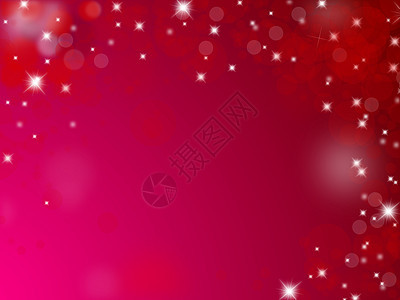 红和粉红圣诞节背景图片