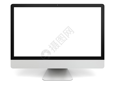 台式计算机桌面插图技术电脑白色互联网硬件屏幕监视器展示图片