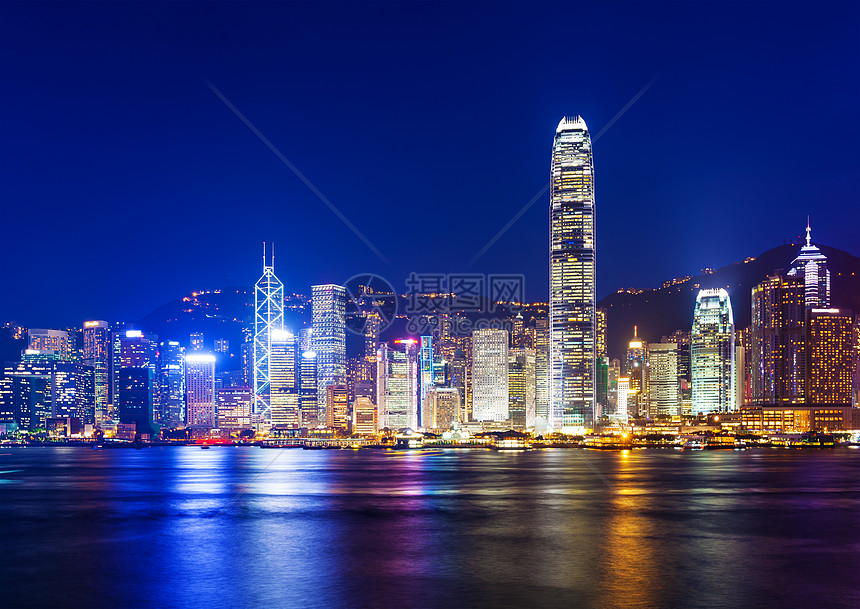 香港市风景金融商业商业区天空办公室建筑天际地标景观企业图片