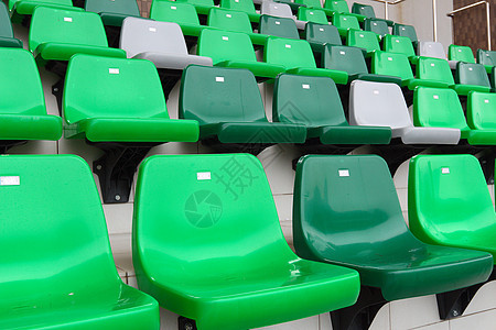 体育场观众席观众会场运动场场地蓝色空白竞赛楼梯塑料座位图片